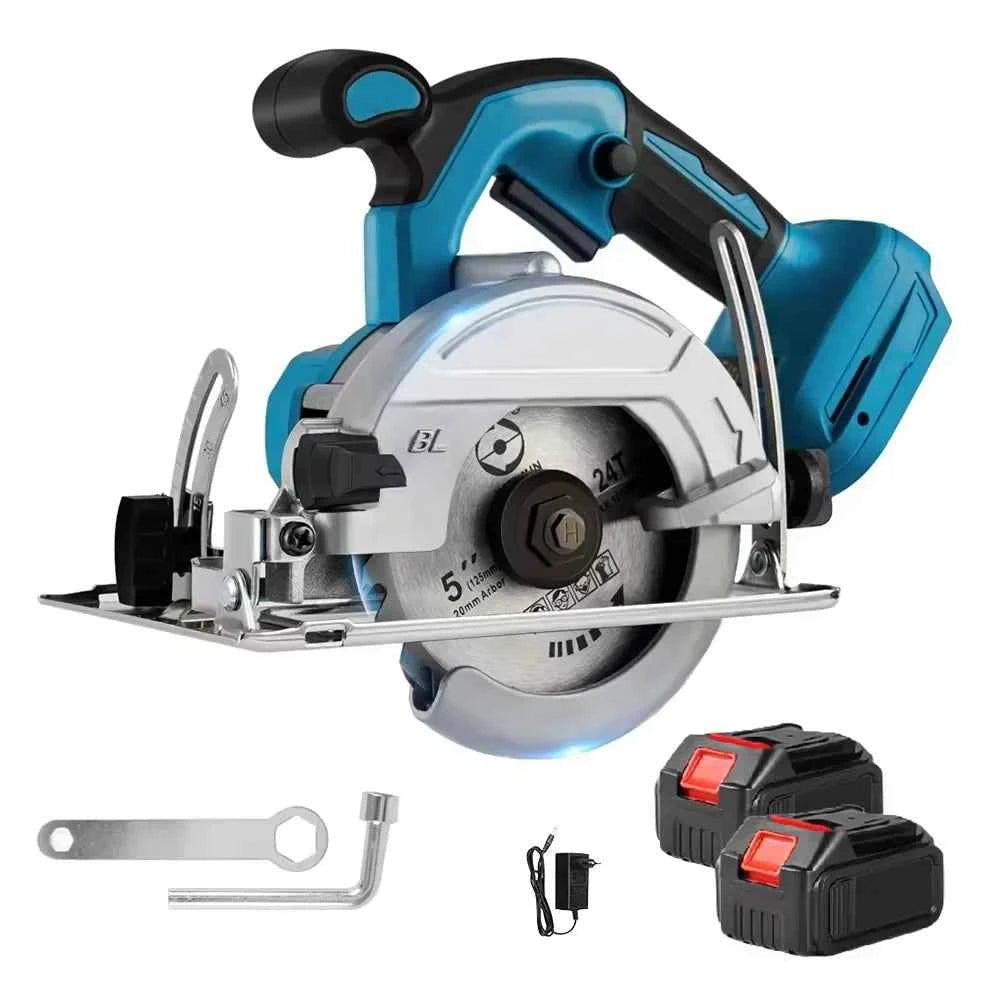 Scie Circulaire sans fil bleue 5 inch