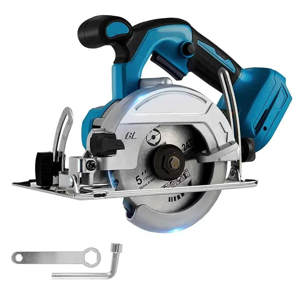 Scie Circulaire sans fil bleue 5 inch
