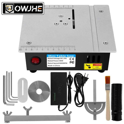 Scie Sur Table électrique mini en métal argenté