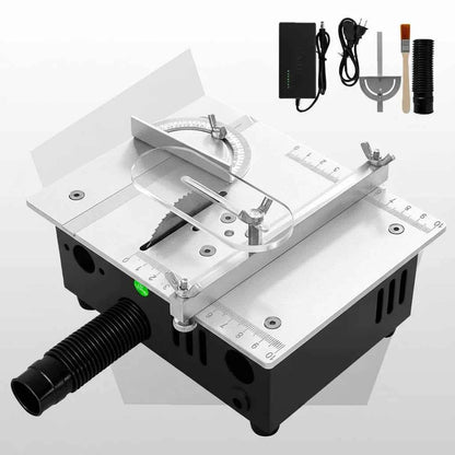 Scie Sur Table électrique mini en aluminium noir
