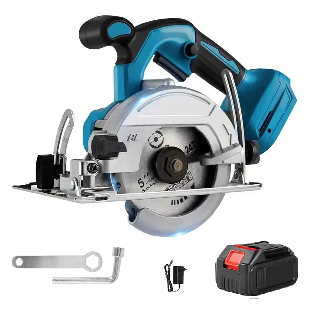 Scie Circulaire sans fil bleue 5 inch
