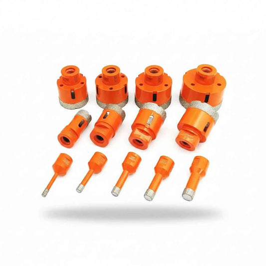 Kit Scie Cloche pour carrelage orange diamantée