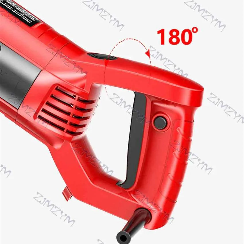 Scie Circulaire électrique rouge avec laser