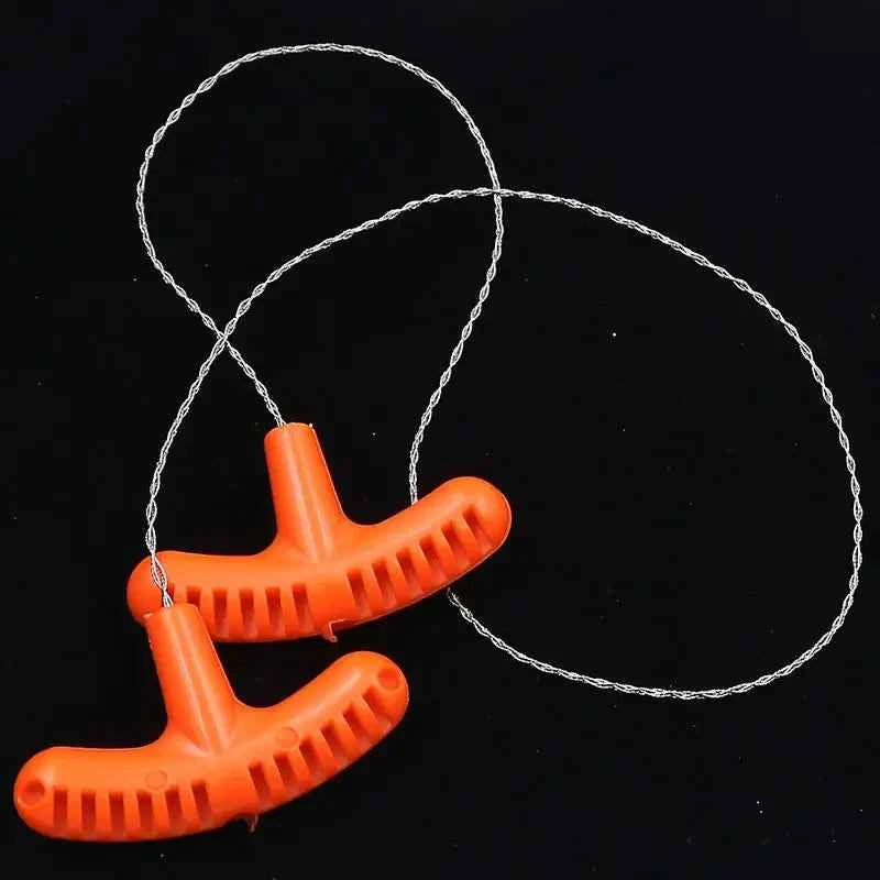 Scie À Chaîne portative orange à poignées en t