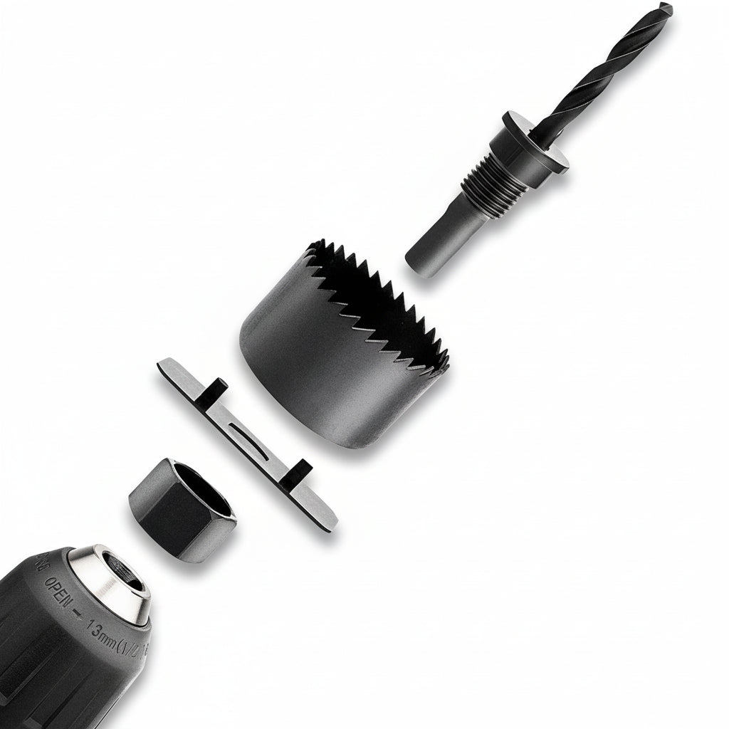 Kit Scie Cloche mini en métal noir en coffret