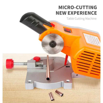 Scie Circulaire électrique mini orange à étau