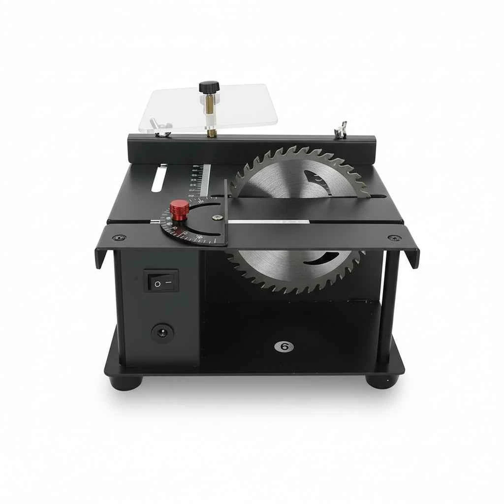 Scie Sur Table mini électrique noire à lame circulaire