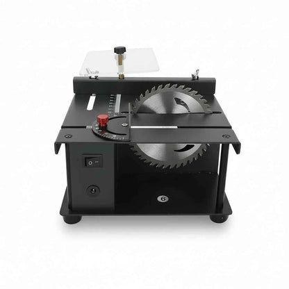 Scie Sur Table mini électrique noire à lame circulaire