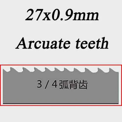 Lame De Scie À Ruban en métal gris dentelée