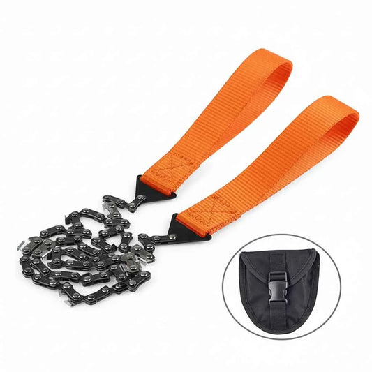 Scie À Chaîne portative à sangles orange noire