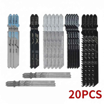 Lame De Scie Sauteuse hcs noir et argent 20 pièces