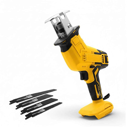 Scie Sabre sans fil portative jaune noire