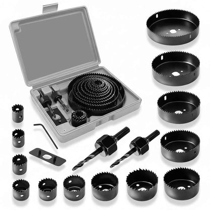 Kit Scie Cloche mini en métal noir en coffret
