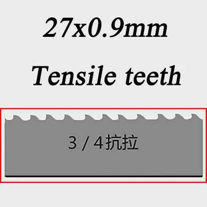 Lame De Scie À Ruban en métal gris dentelée
