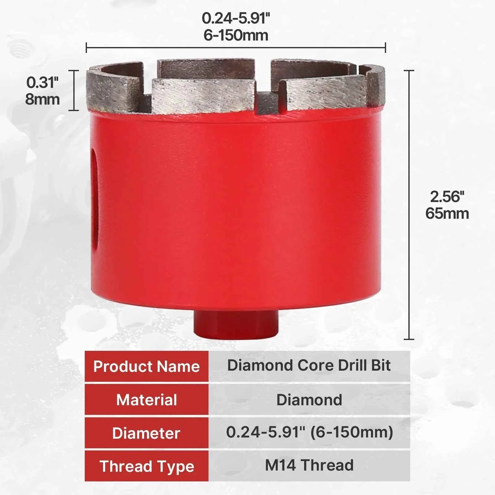 Kit Scie Cloche électrique portative rouge diamant
