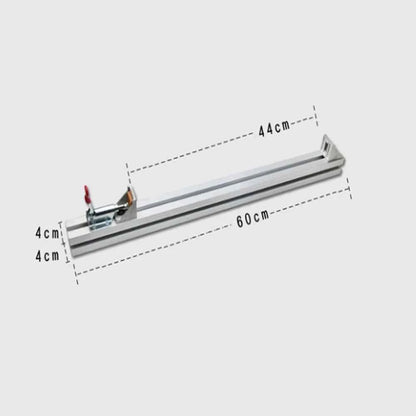 Guide De Scie en aluminium avec serre joint rouge
