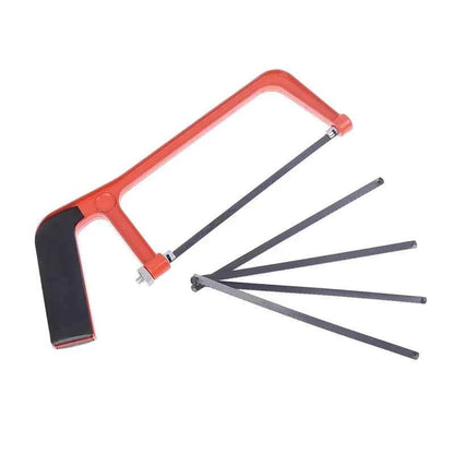 Scie À Métaux mini à cadre orange poignée noire