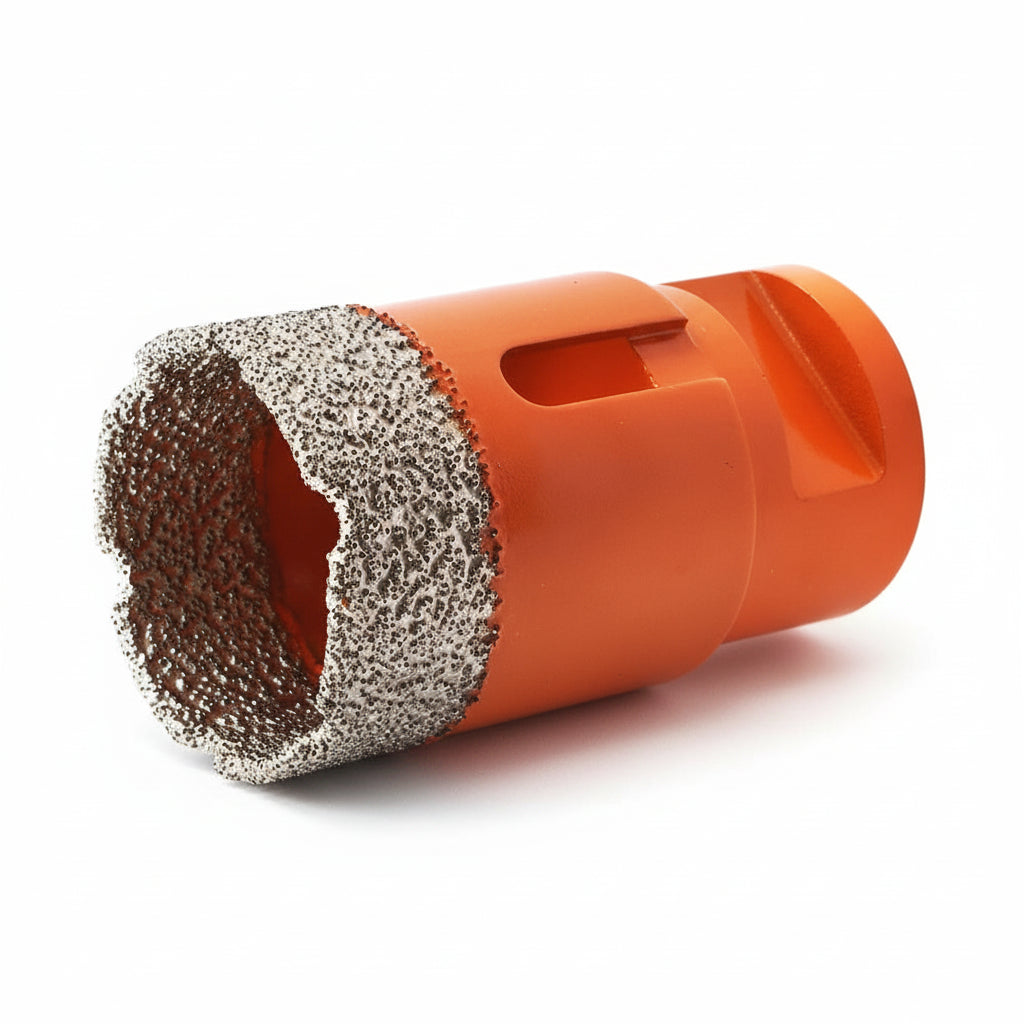 Kit Scie Cloche pour carrelage orange diamantée