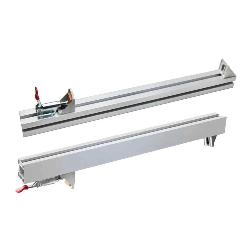 Guide De Scie en aluminium avec serre joint rouge