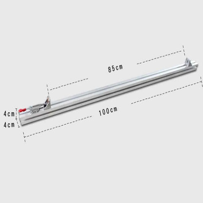 Guide De Scie en aluminium avec serre joint rouge