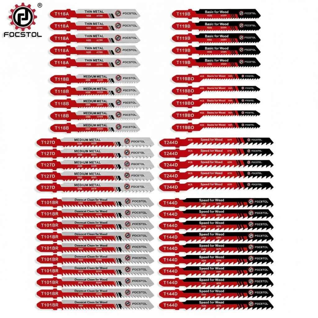 Lame De Scie Sauteuse t rouge noir assortiment t shank