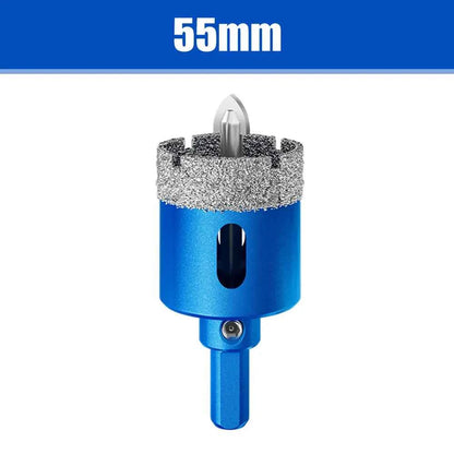 Lame De Scie bleu diamantée avec foret central