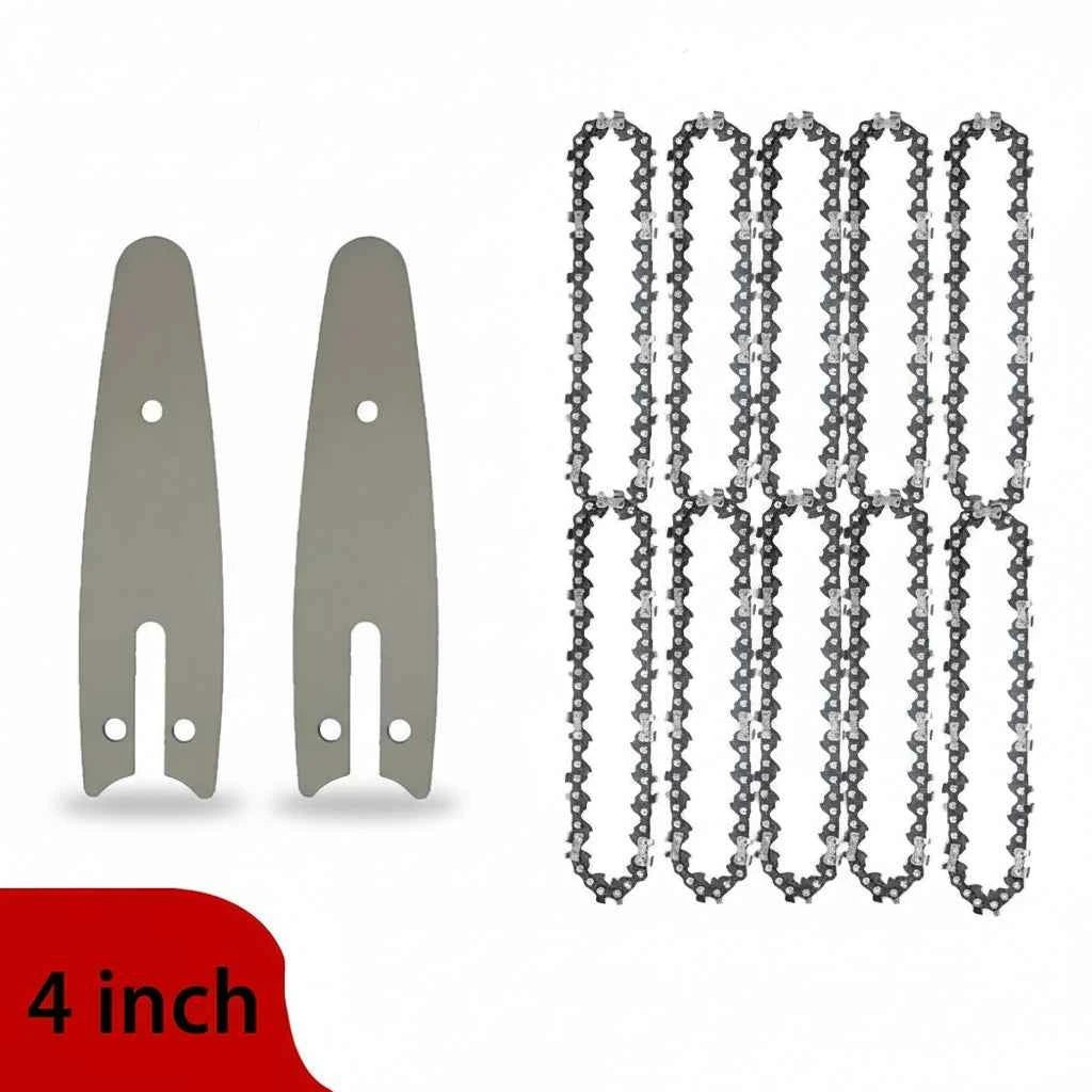 Chaîne De Scie mini sans fil 4 inch avec guide gris