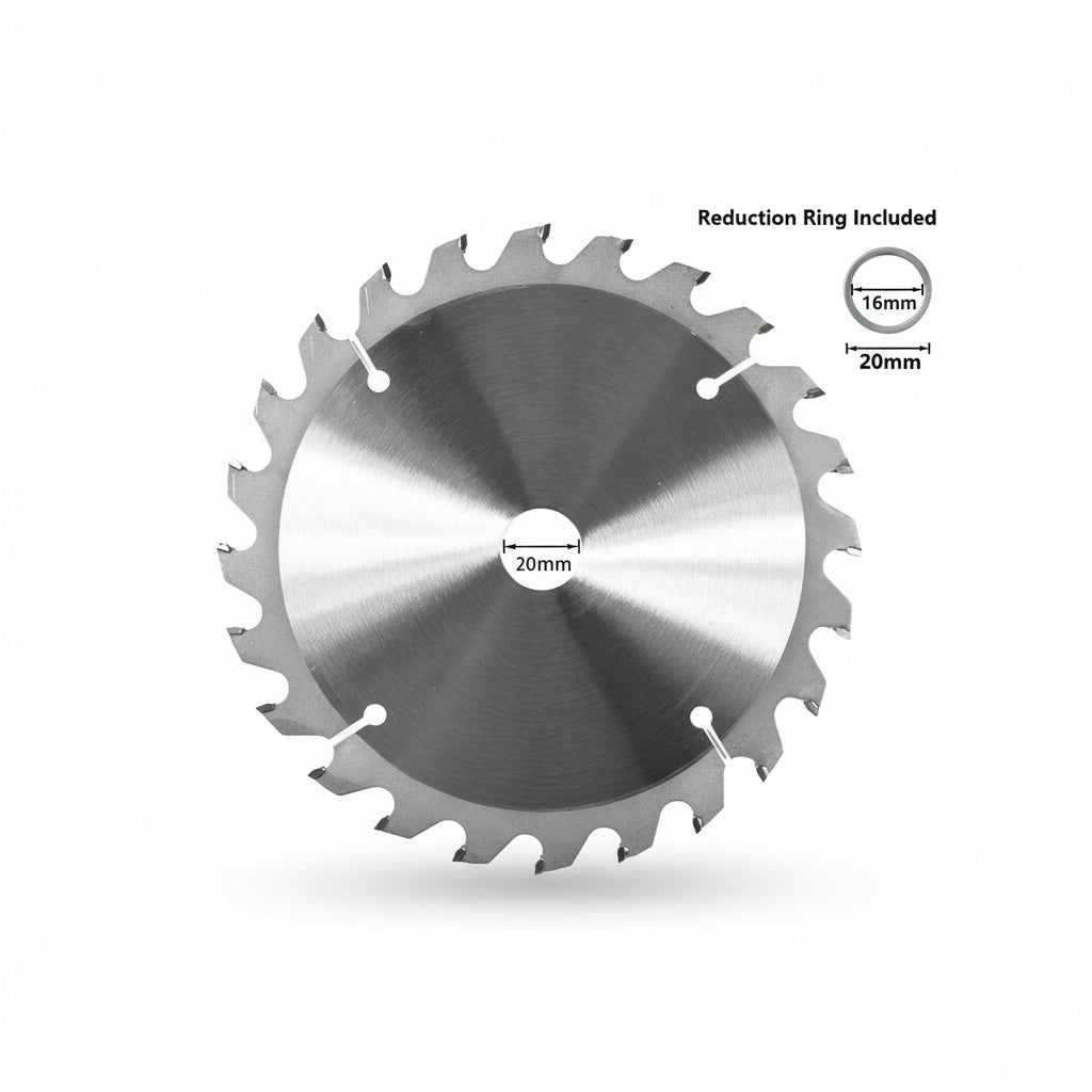 Lame De Scie Circulaire en acier argenté 165mm 60t