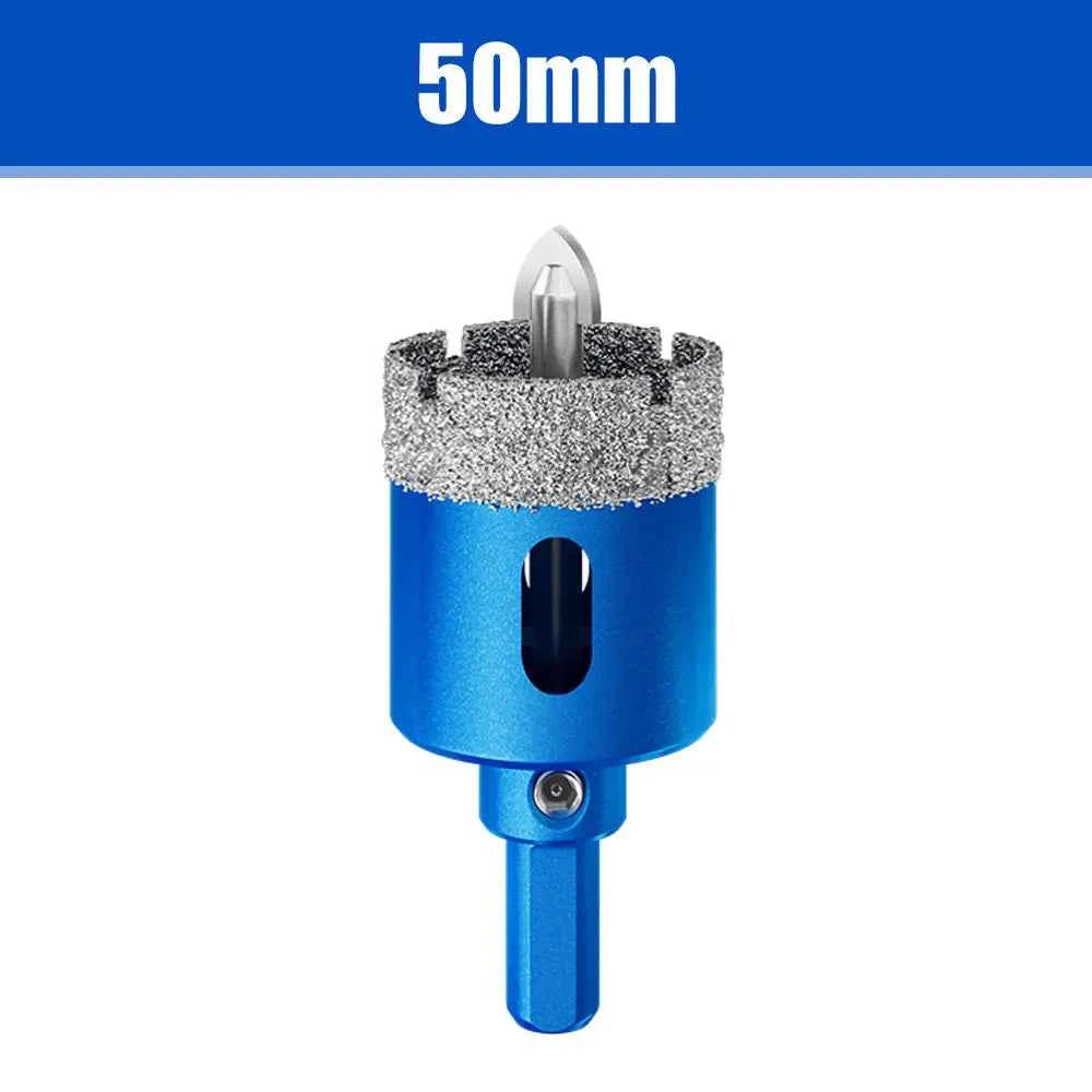 Lame De Scie bleu diamantée avec foret central