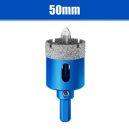 Lame De Scie bleu diamantée avec foret central