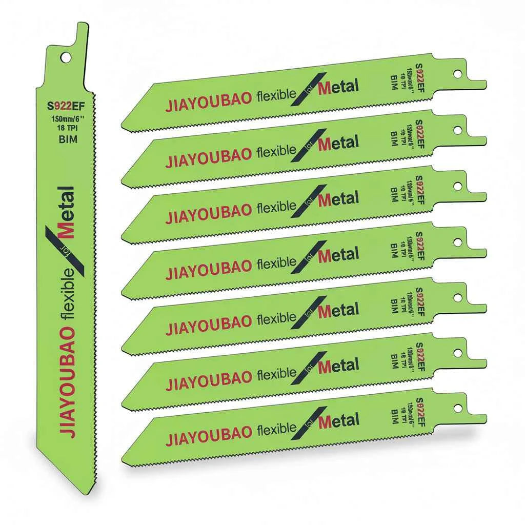 Lame De Scie Sabre flexible verte pour metal