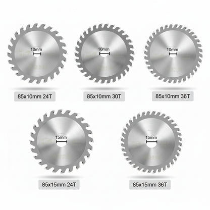 Lame De Scie Circulaire argent 85x10 15mm multi dents