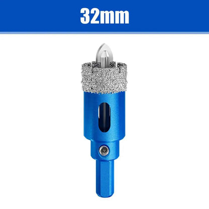 Lame De Scie bleu diamantée avec foret central