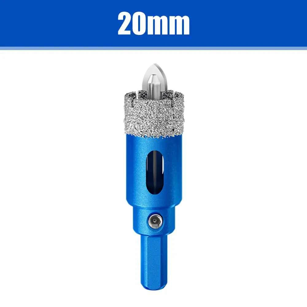 Lame De Scie bleu diamantée avec foret central