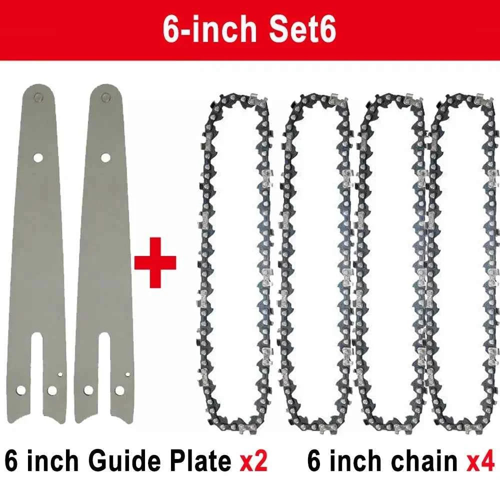 Chaîne De Scie électrique mini avec guide gris