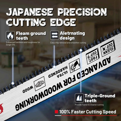 Lame De Scie Sabre à bois argent denture japonaise