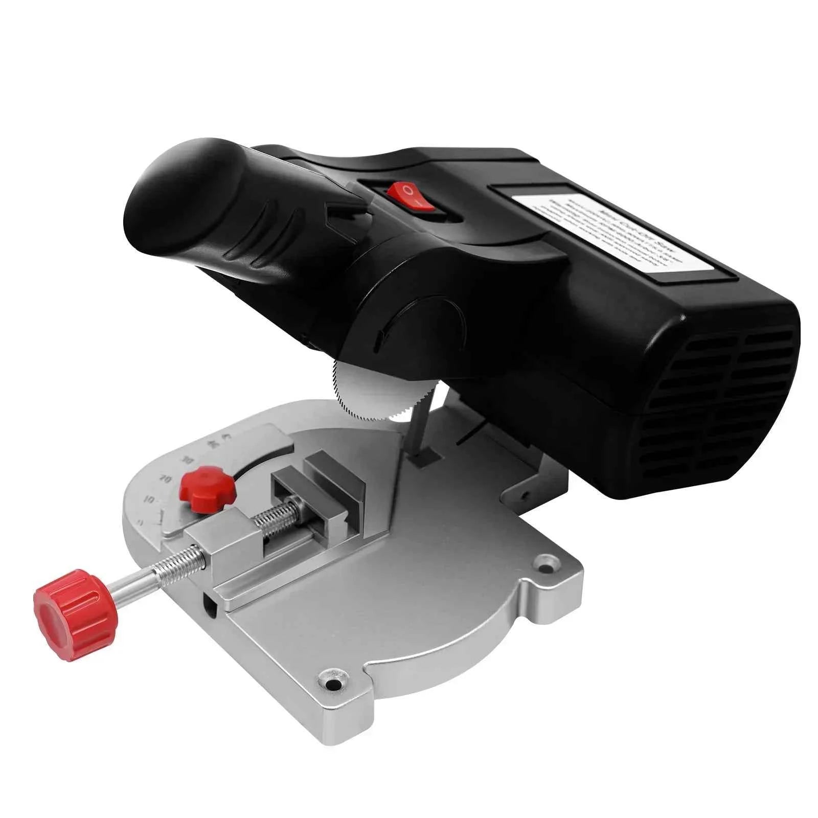 Scie Sur Table électrique mini avec base alu rouge