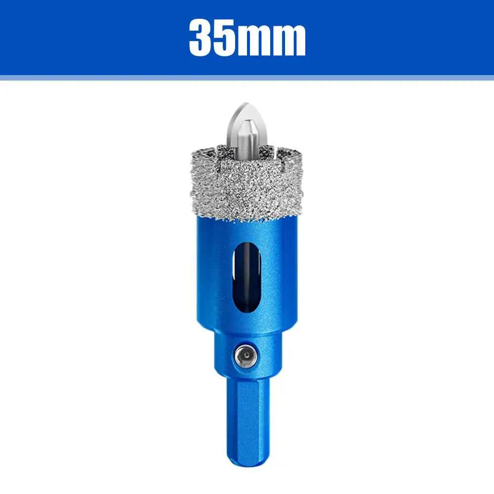 Lame De Scie bleu diamantée avec foret central