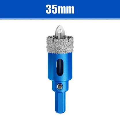 Lame De Scie bleu diamantée avec foret central