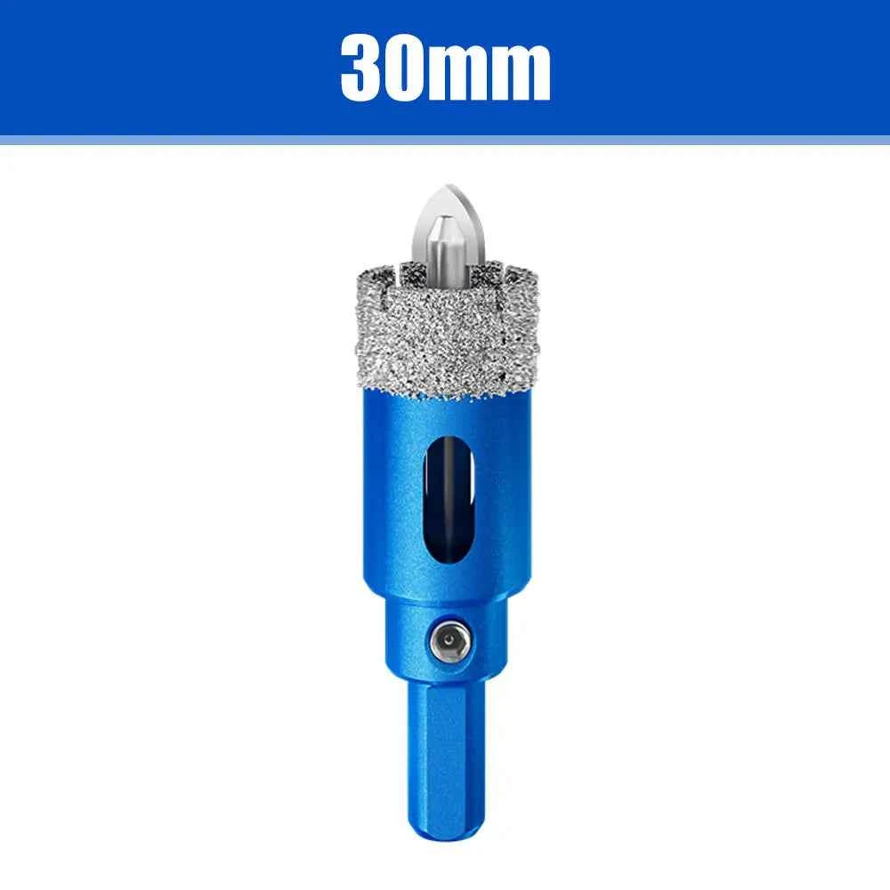 Lame De Scie bleu diamantée avec foret central