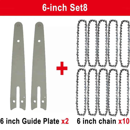 Chaîne De Scie électrique mini avec guide gris