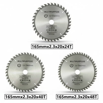 Lame De Scie Circulaire en acier argenté 165mm 60t