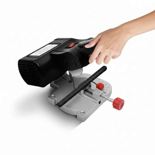 Scie Sur Table électrique mini avec base alu rouge