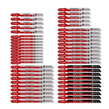 Lame De Scie Sauteuse t shank rouge et argentée