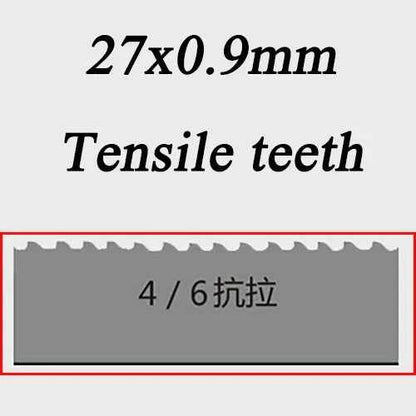 Lame De Scie À Ruban en métal gris dentelée