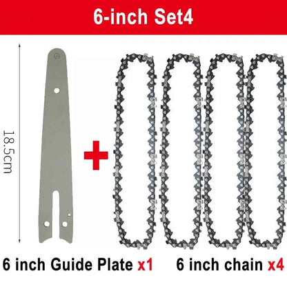 Chaîne De Scie électrique mini avec guide gris