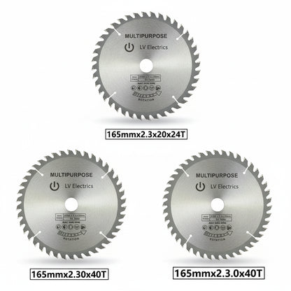 Lame De Scie Circulaire en acier argenté 165mm 60t