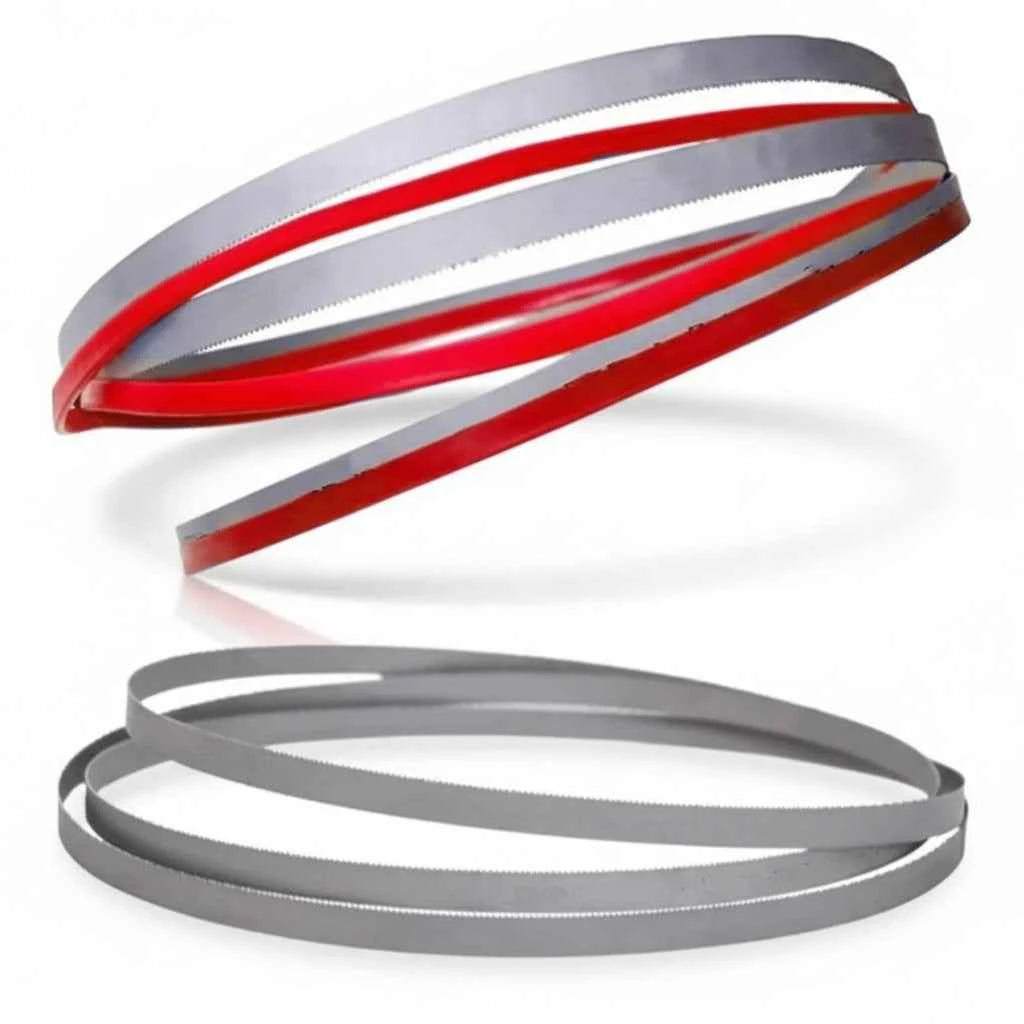 Lame De Scie À Ruban bimetal rouge liseré gris