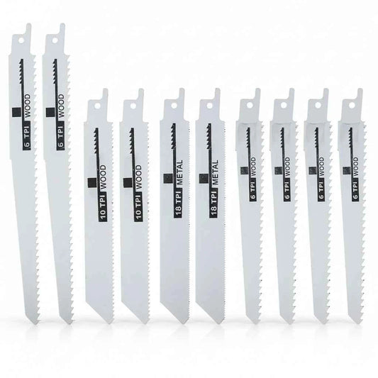Lame De Scie Sabre blanches pour bois métal 10pcs
