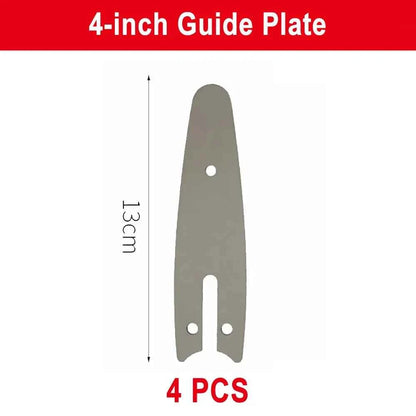 Chaîne De Scie mini sans fil 4 inch avec guide gris